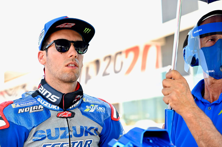 Alex Rins of Suzuki Alex Rins of Suzuki