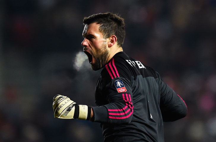 Ben Foster in Bristol City colours Ben Foster in Bristol City colours