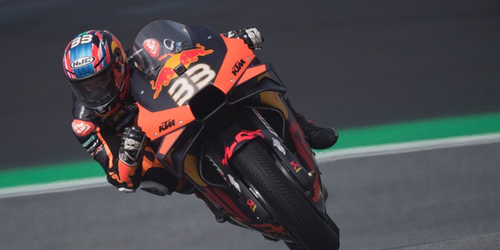 Brad Binder of KTM Brad Binder of KTM