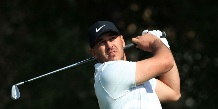 Brooks Koepka in action. Brooks Koepka in action.