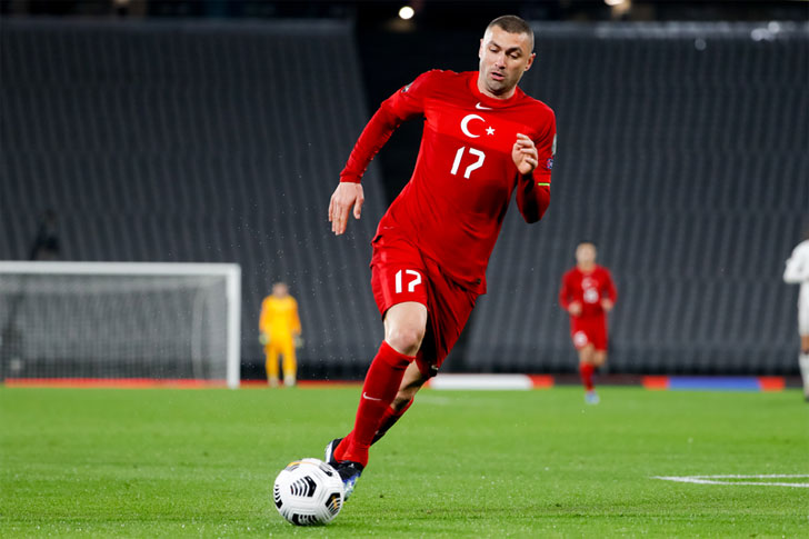 Burak Yilmaz of Turkey Burak Yilmaz of Turkey