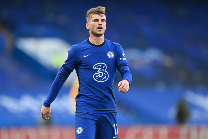 Chelsea forward Timo Werner Chelsea forward Timo Werner