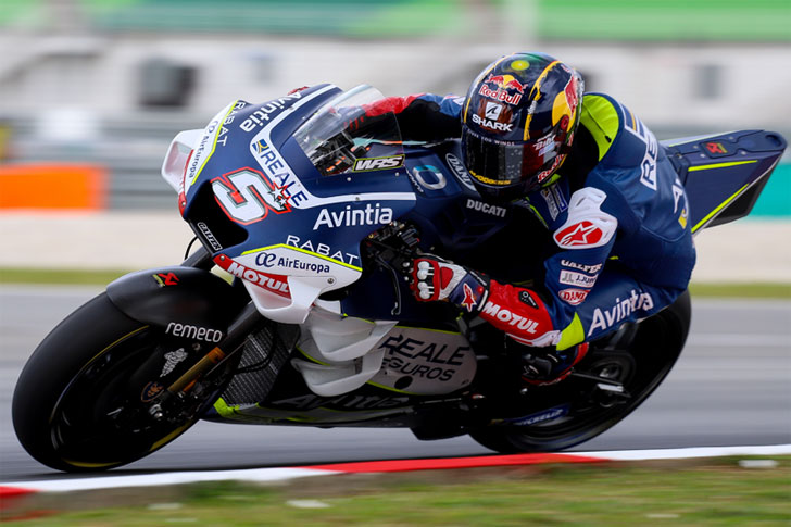 Paramc Ducati rider Johann Zarco Paramc Ducati rider Johann Zarco