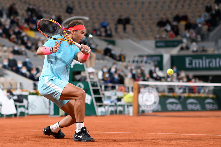 Nadal in action Nadal in action