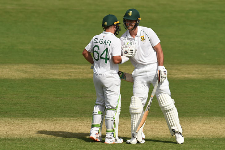 Theunis de Bruyn and Dean Elgar Theunis de Bruyn and Dean Elgar