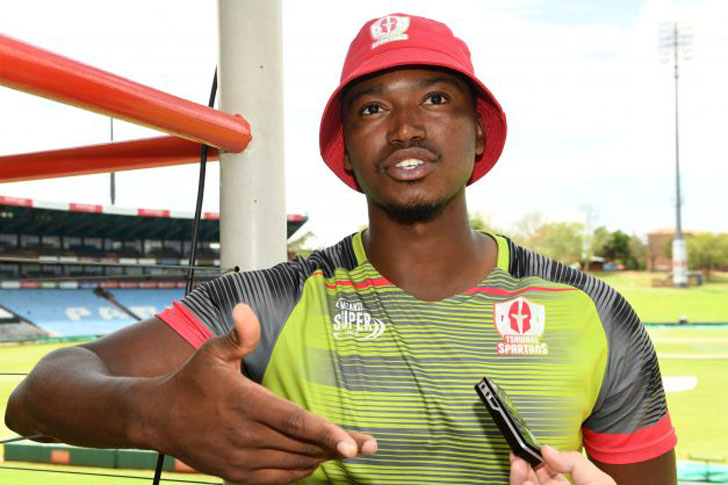Tshwane Spartans bowler Lungi Ngidi Tshwane Spartans bowler Lungi Ngidi