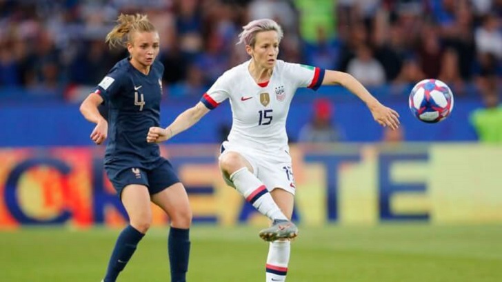 United States forward Megan Rapinoe United States forward Megan Rapinoe